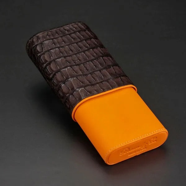 3 cigars Show Band Case - All leather options