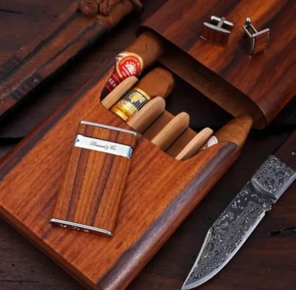 5 cigar Show Band Case - All options