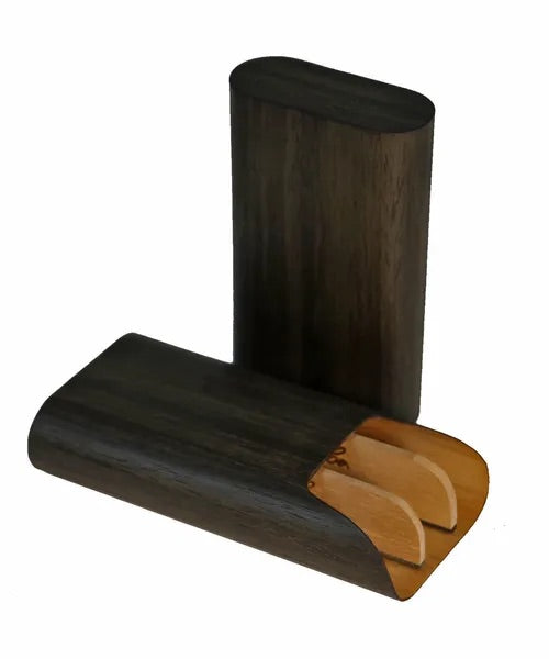 3 cigars Show Band Case - All wood options