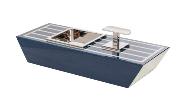 Single Blue Ocean ashtray