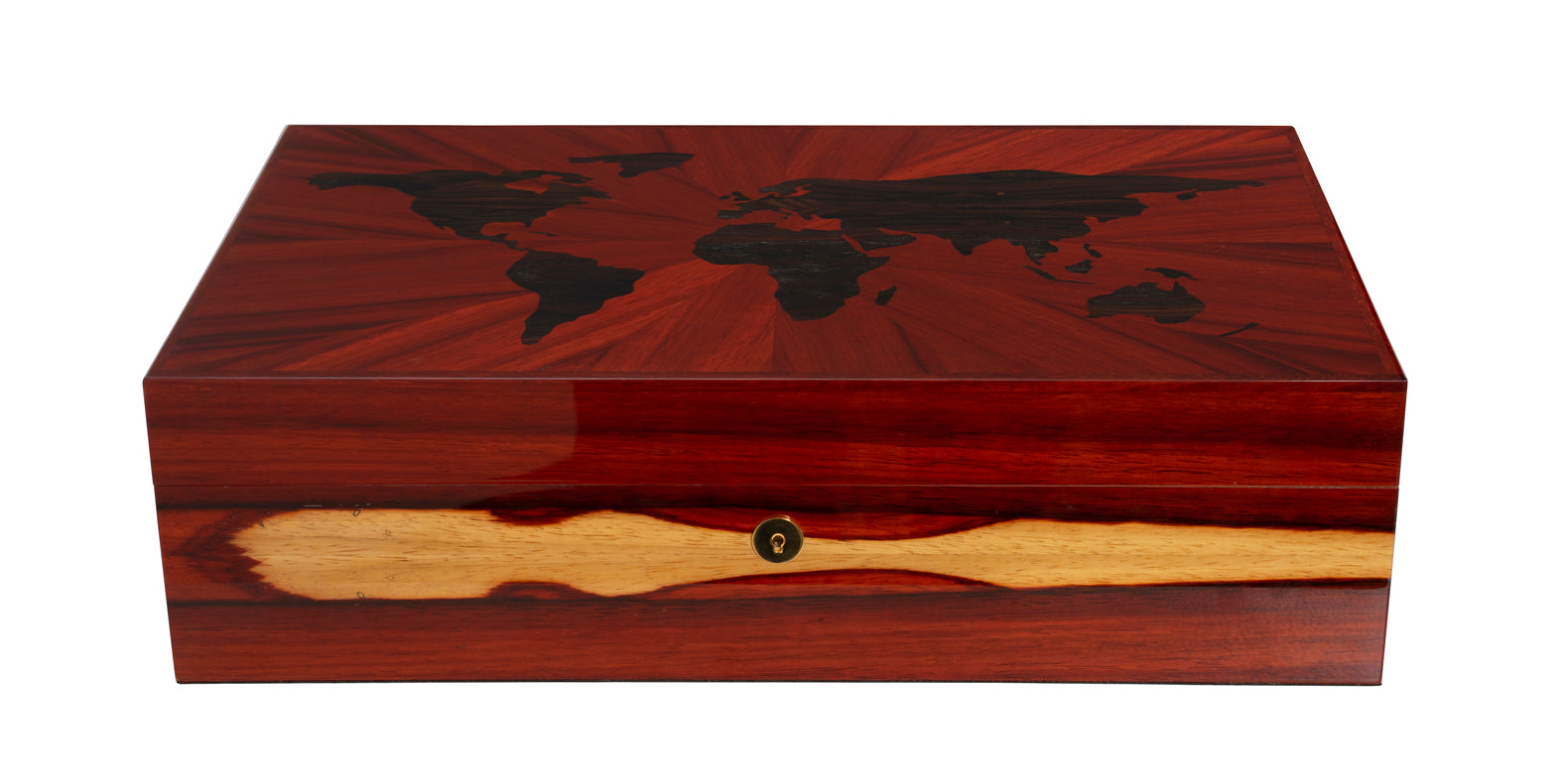“Paduka wereldkaart” humidor 110 sigaren