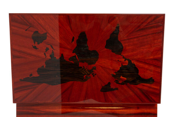 “Paduka wereldkaart” humidor 110 sigaren