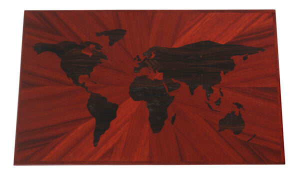 “Paduka wereldkaart” humidor 110 sigaren