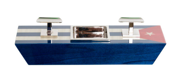 Double Cuban Flag ashtray