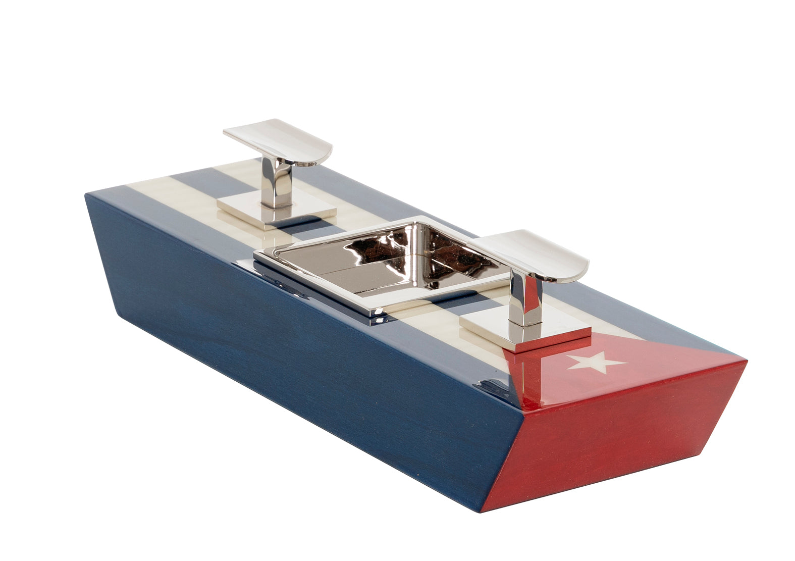 Double Cuban Flag ashtray