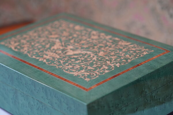 Large Jewelry Box, Wood Inlaid