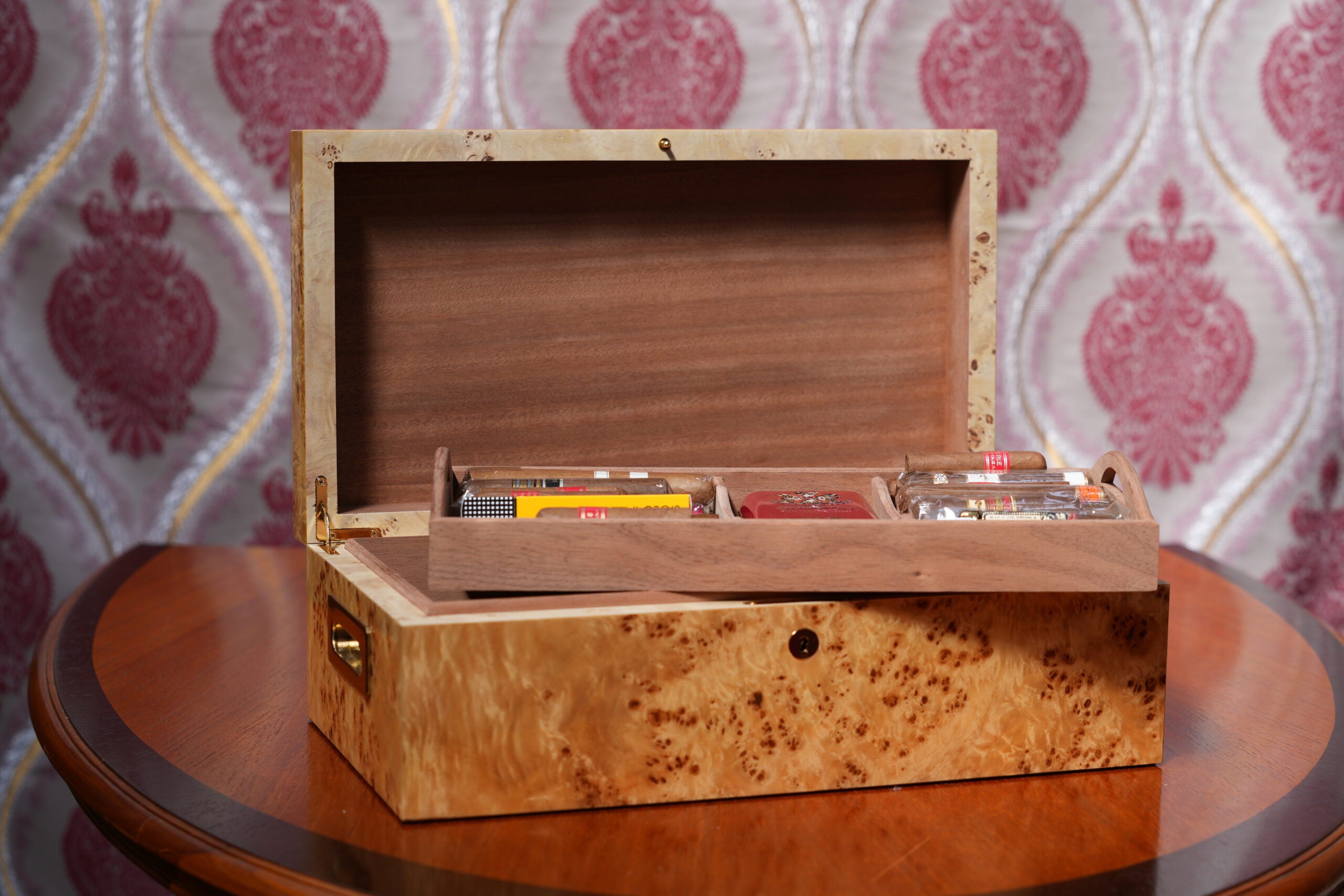 Parelmoer Intarsia Humidor 200 cigars