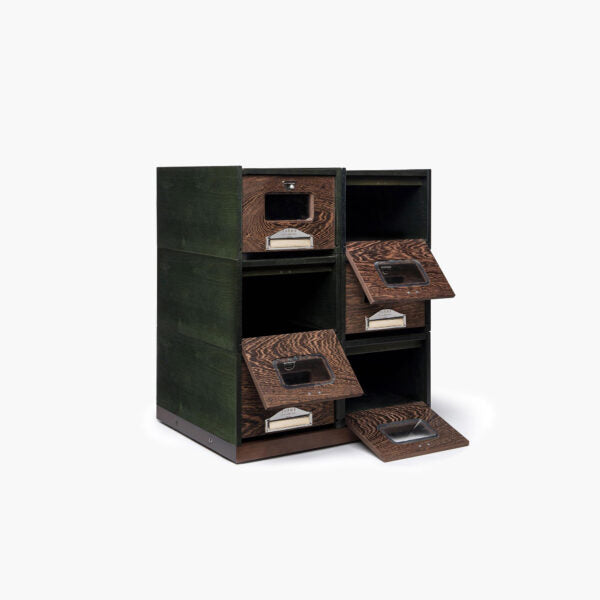 Wooden shoe rack Wengue