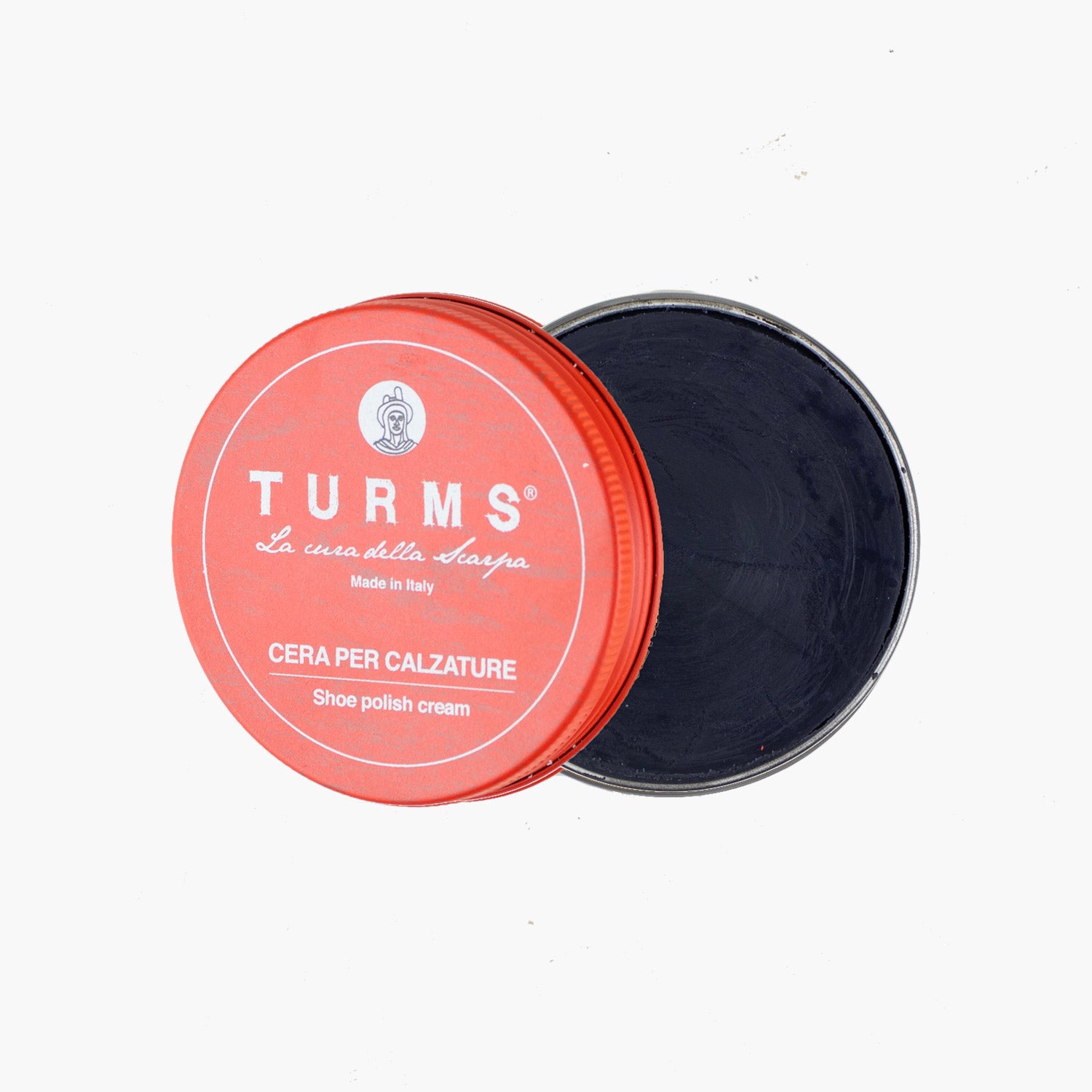 Black polish shoe cream