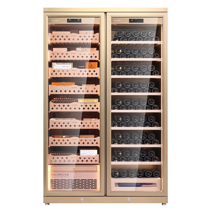Stainless steel humidor/wine cooler CD1200