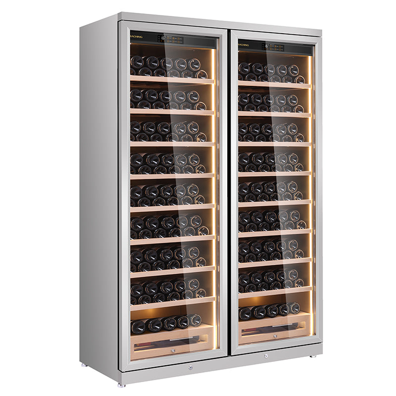 Stainless steel double wine cooler CD1200