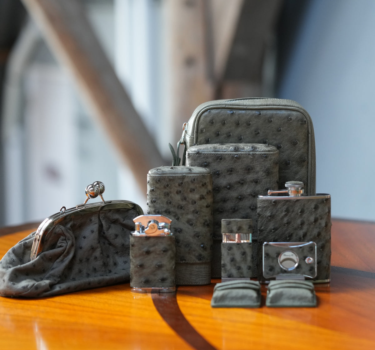 Man and wife harmony in olive green