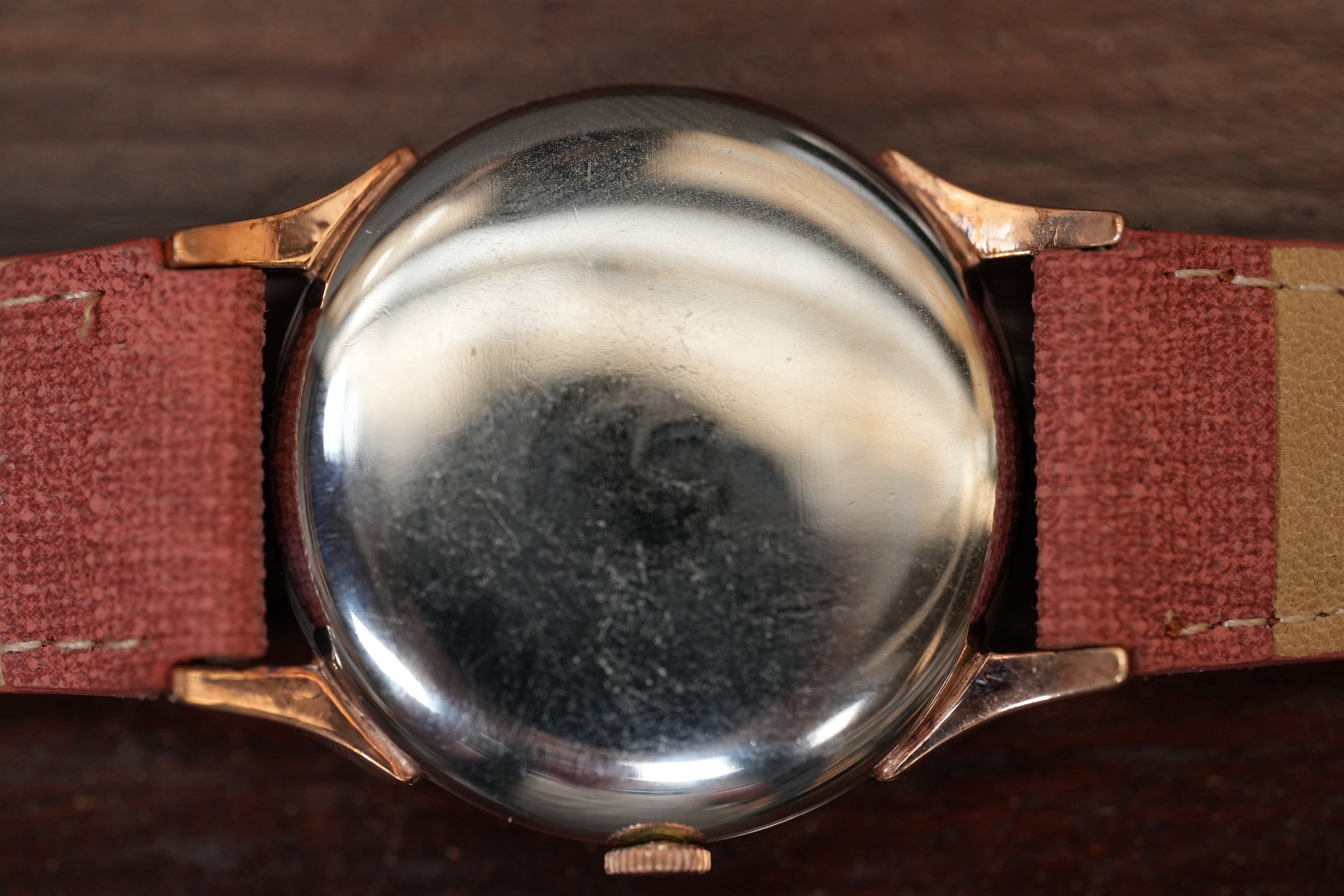 ±1950 Marvin rosegold plated watch