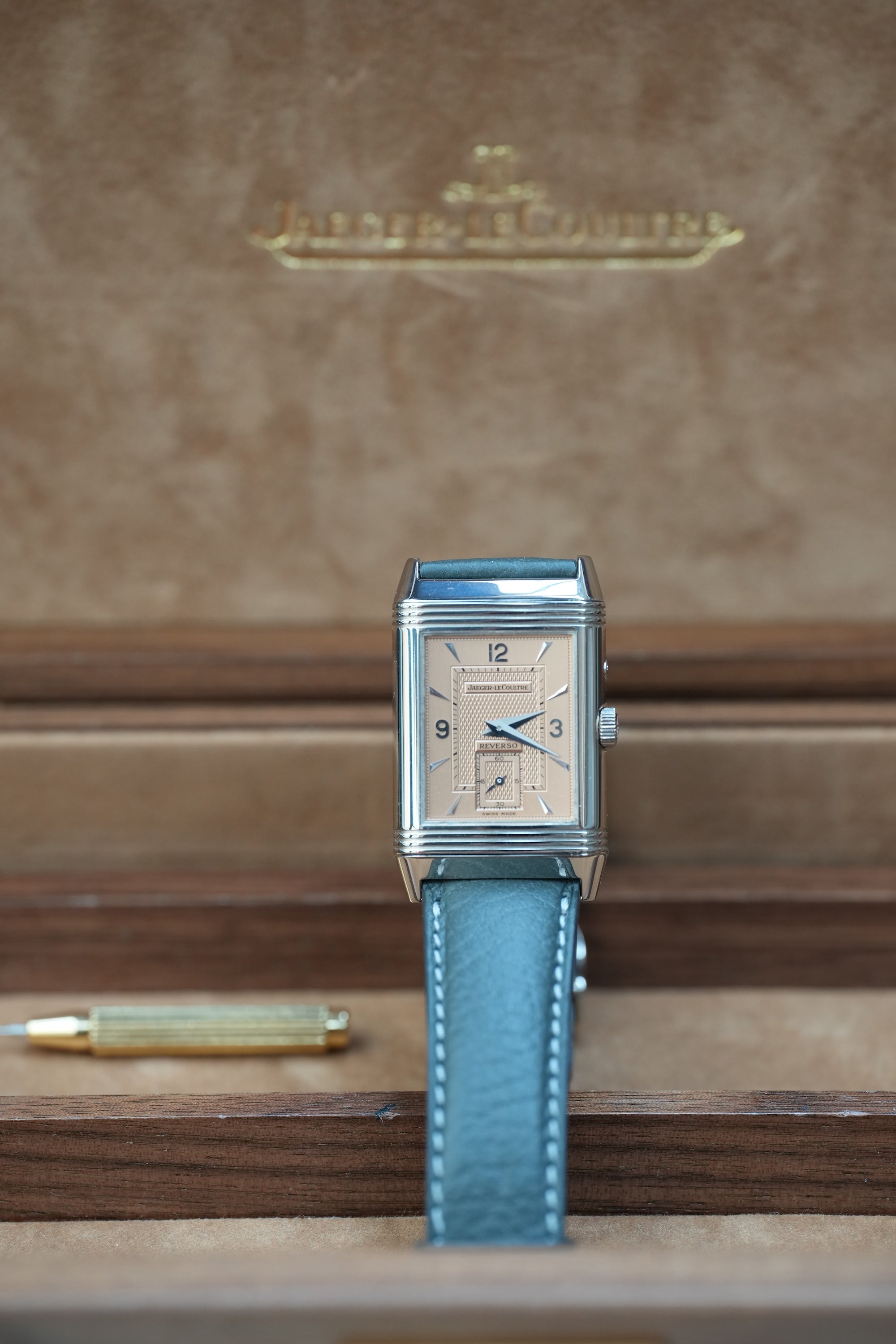 18k double face GMT Jaeger-LeCoultre Reverso