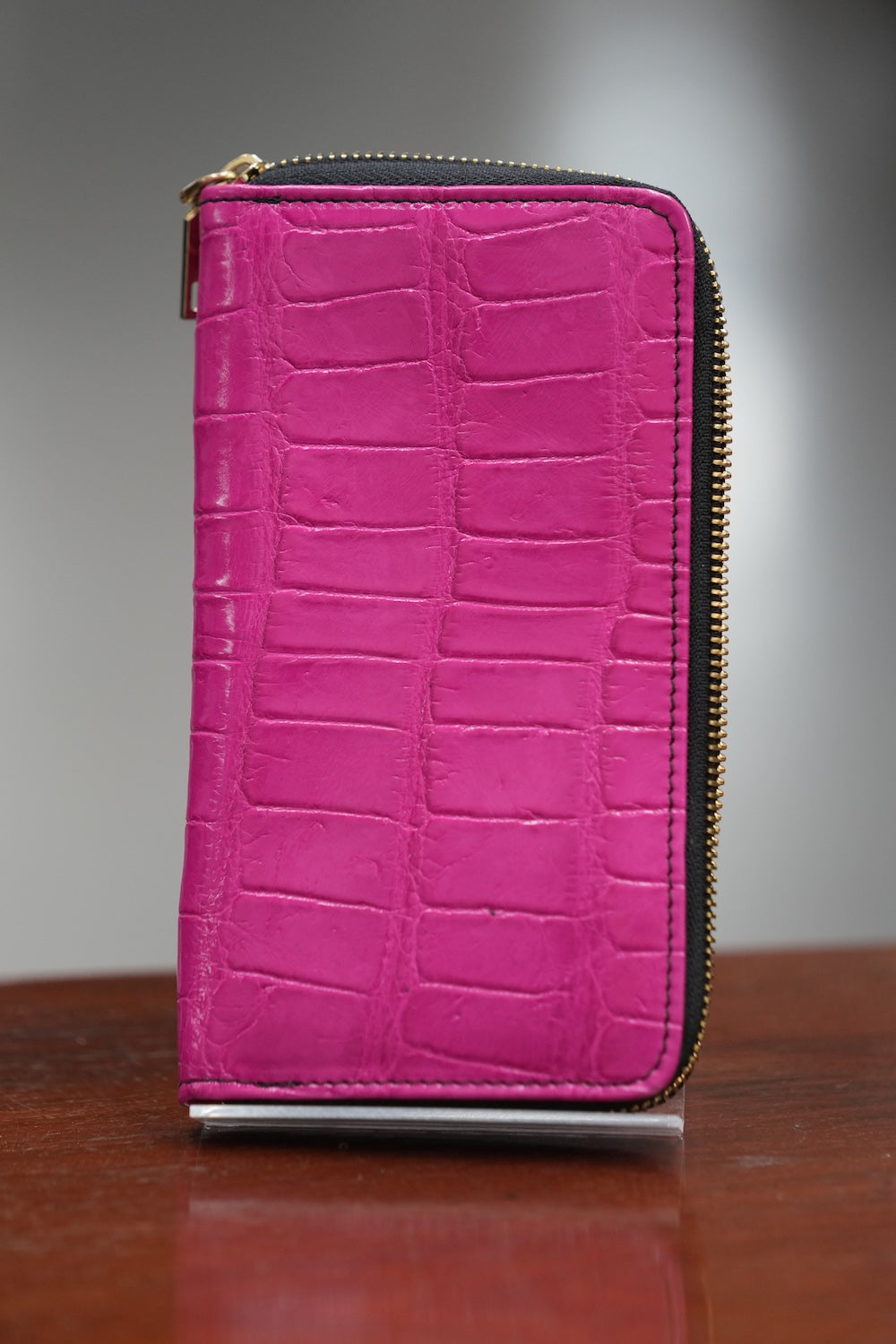 Exotic leathers wallet plus iPhone