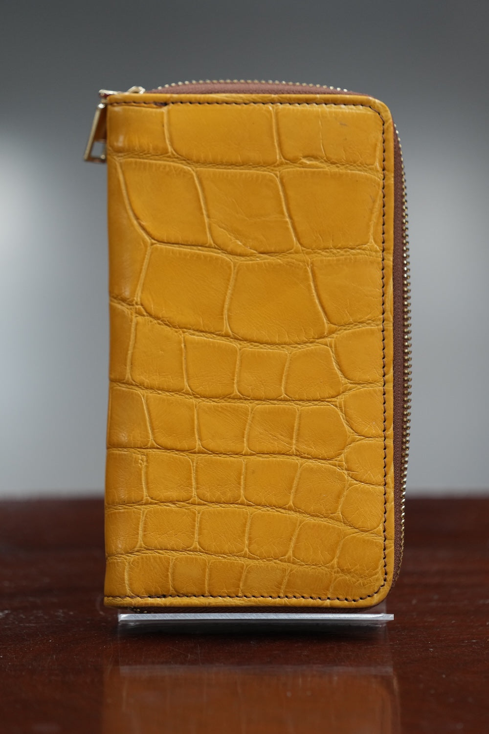 Exotic leathers wallet plus iPhone
