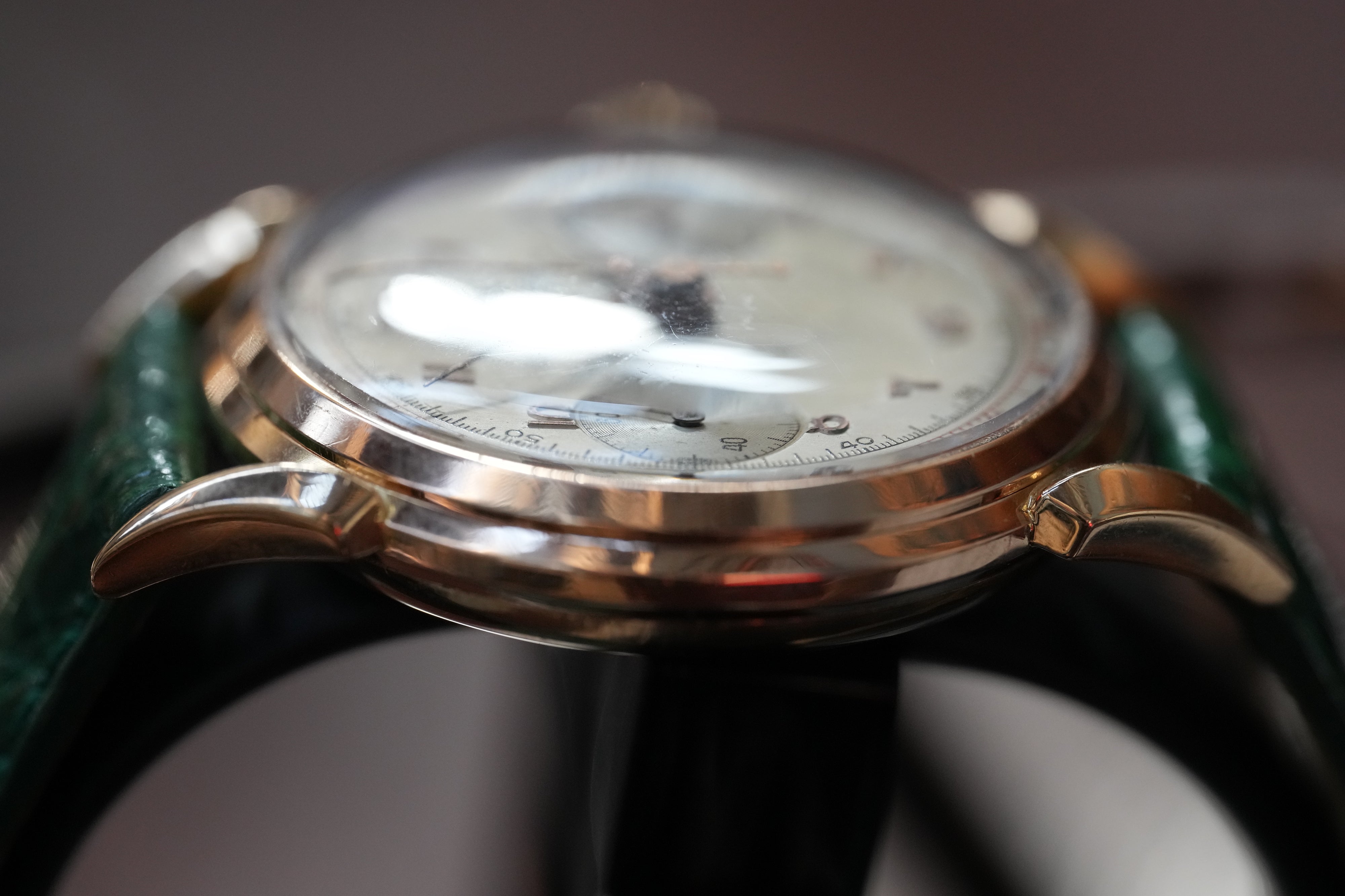 18k rosegold Agir Watch Chronograph (±1950)