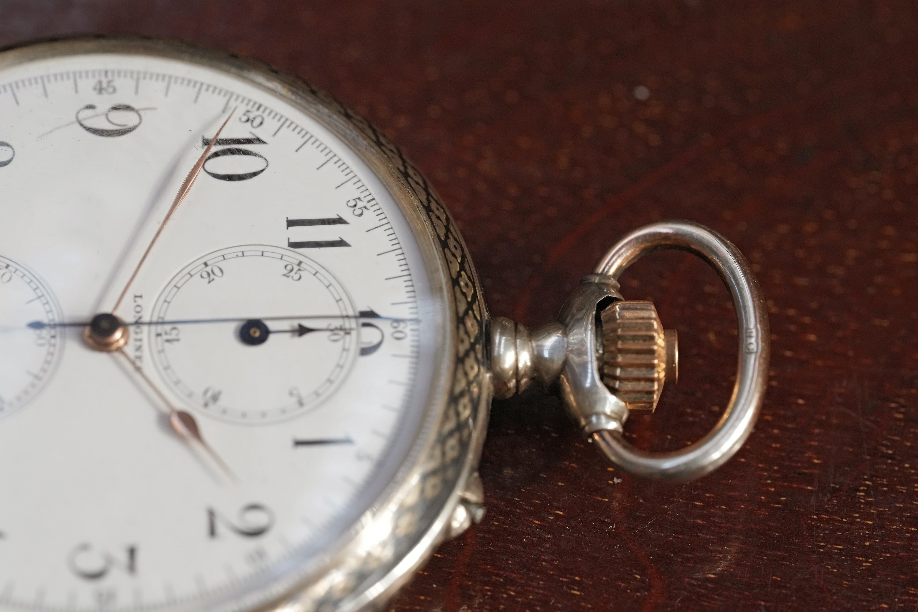 Longines Grand Prix Paris Pocket Watch Monopusher