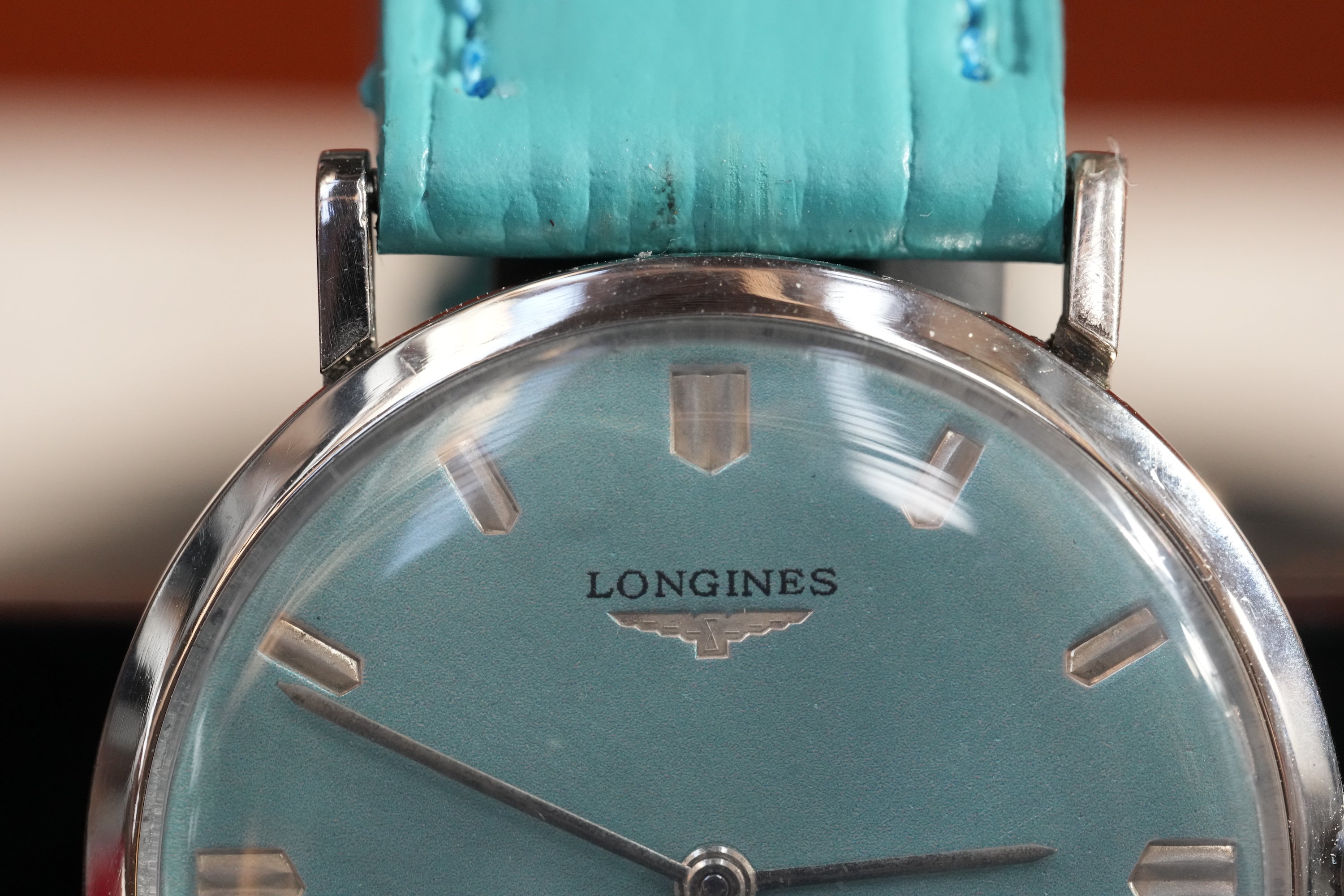 Longines Calatrava sunburst tiffany dial (±1955)