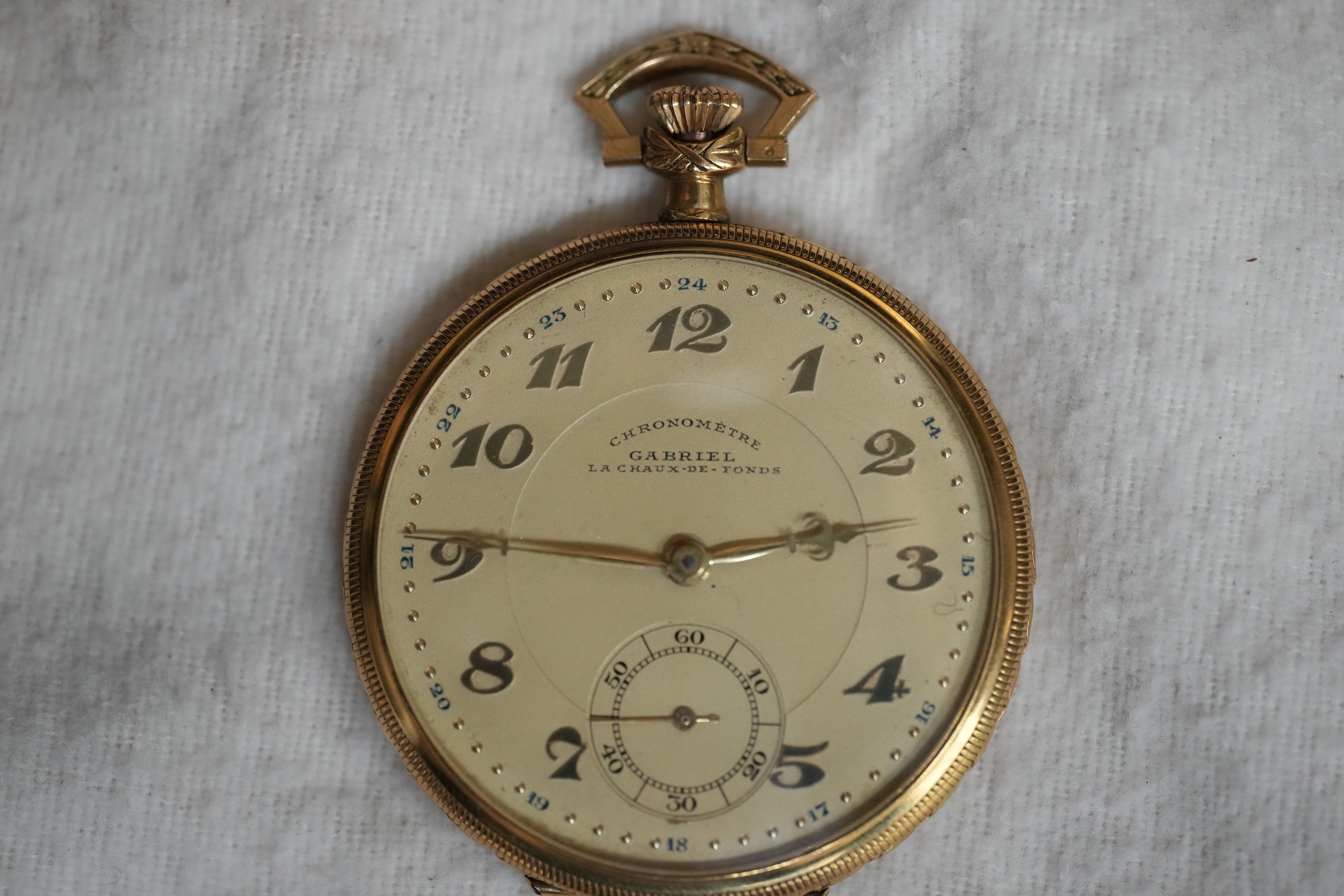 Gabriel Chaux de Fonds Pocket Watch