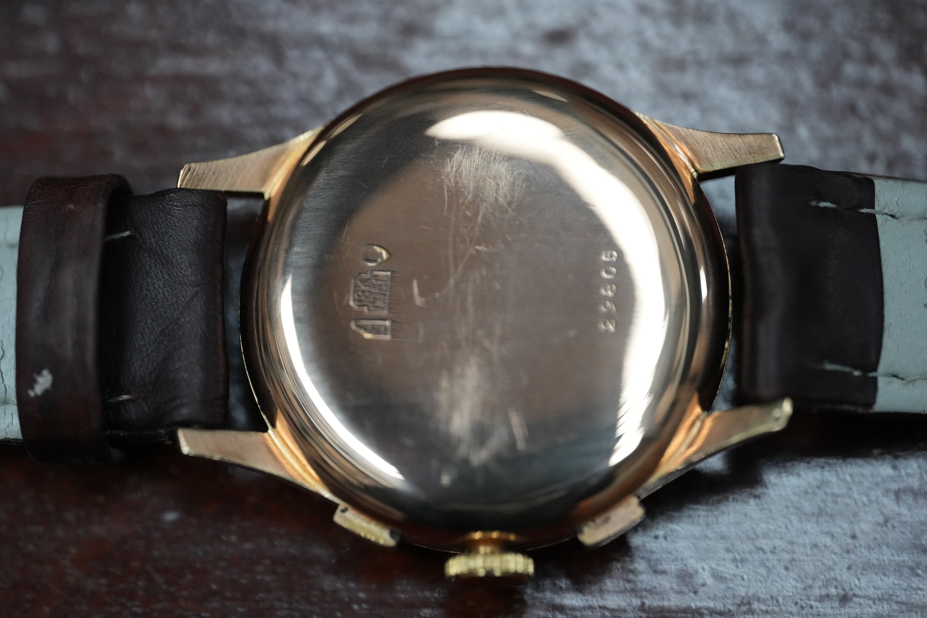 18k rosegold Luzerna chronograph