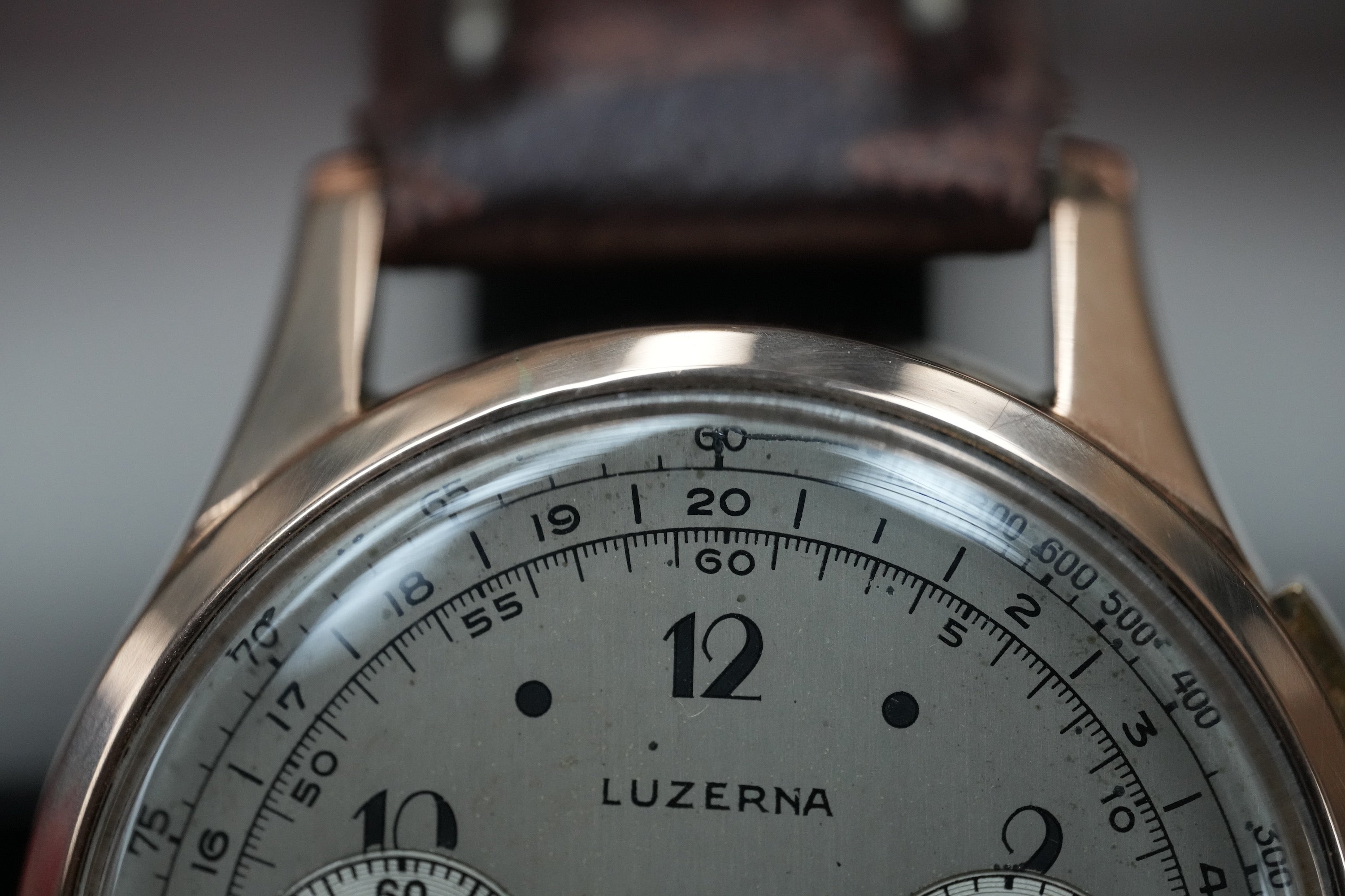 18k rosegold Luzerna chronograph