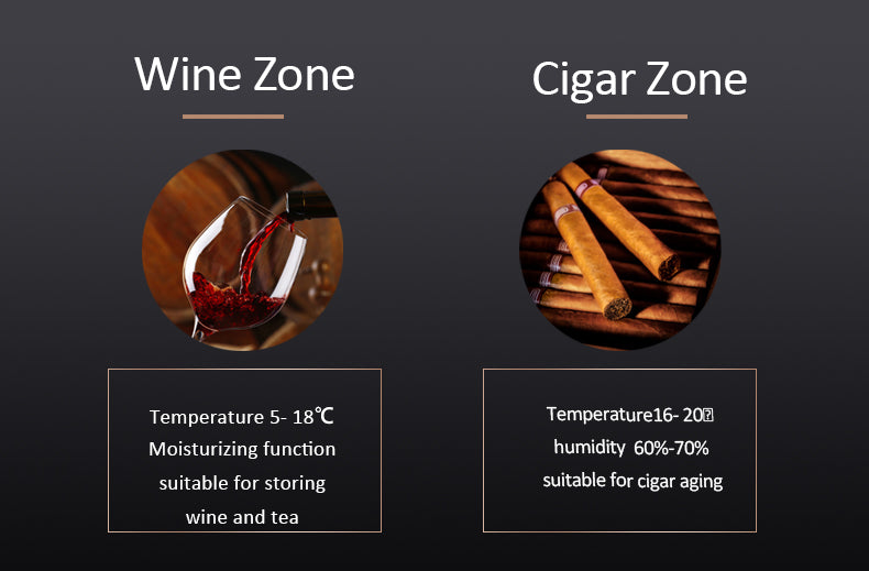 Wood wine cooler/cigar humidor SD800