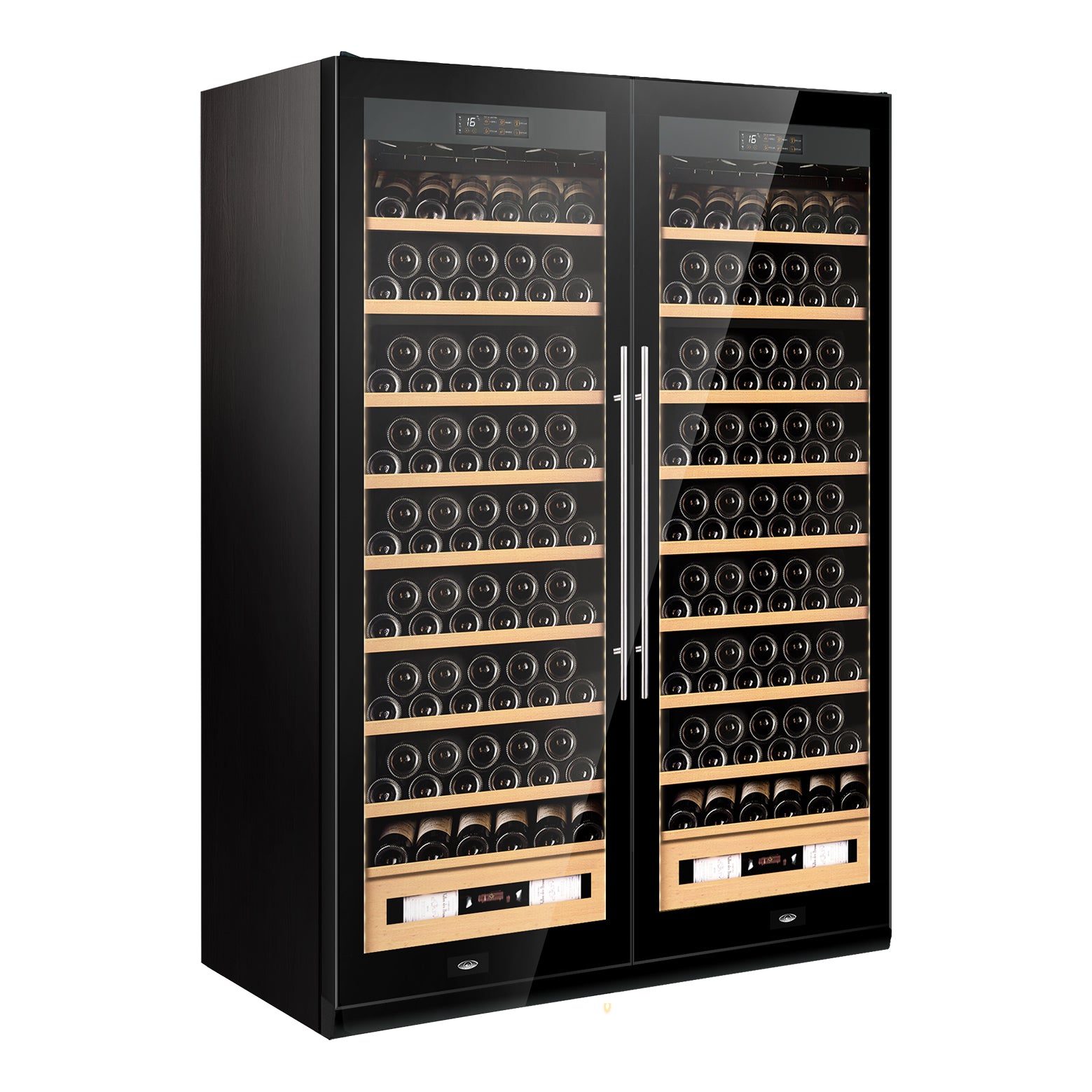 Wood wine cooler double door SD800