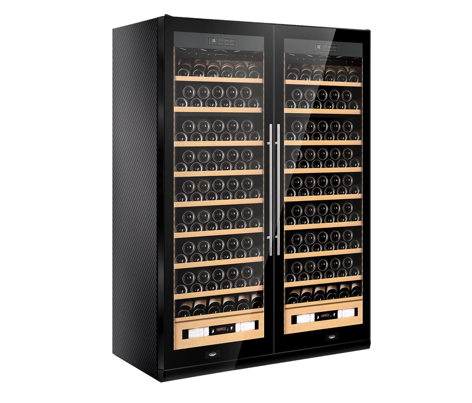 Wood wine cooler double door SD800