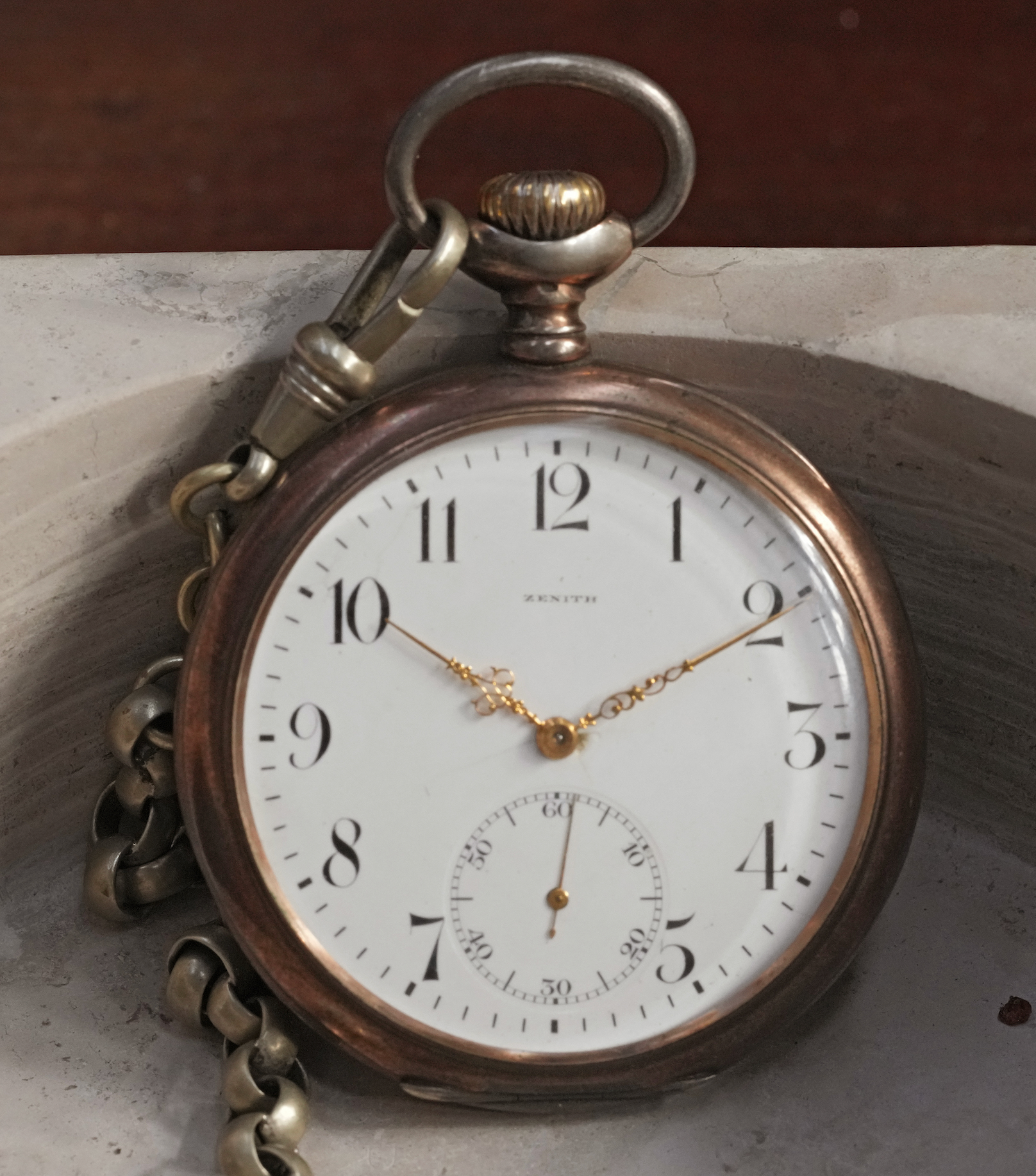 Zenith Silver Pocket Watch