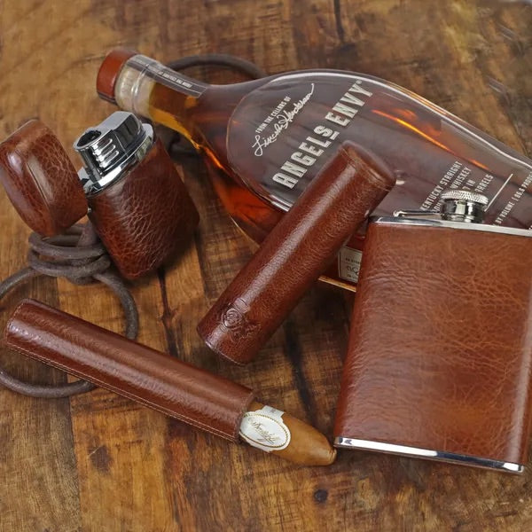 The Single Cigar Tube - All options in wood and leather