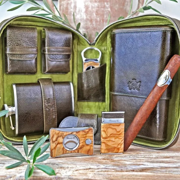 Havana Traveler - Antique Olive Leather